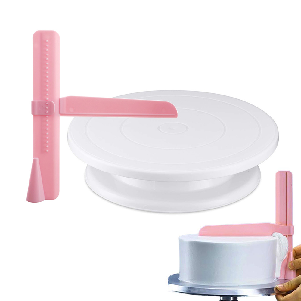 Kitchen Baking Table - Giradischi per torte in plastica Set