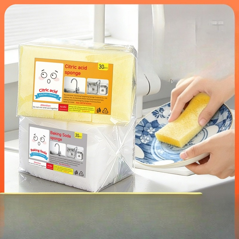 Kitchen Cleaner With Baking Soda - Spugne e salviette detergenti multiuso, acido