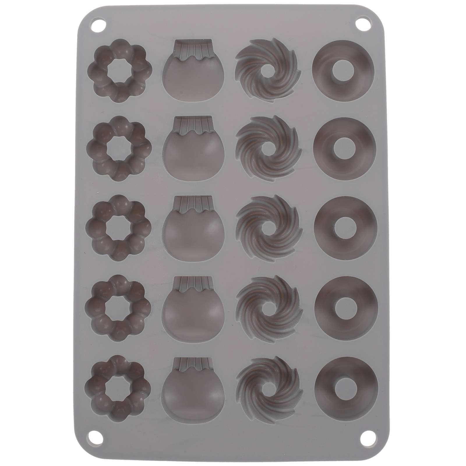 Baking Kitchen Diy - Stampo in silicone per mini ciambelle