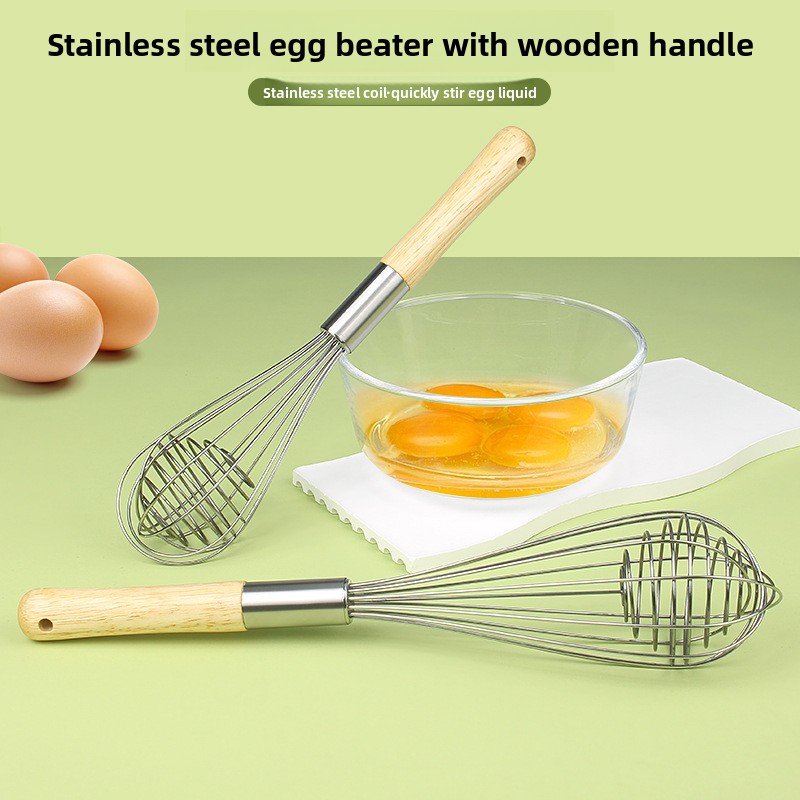 Kitchen Baking Blender - Frusta Manuale in Acciaio Inox con