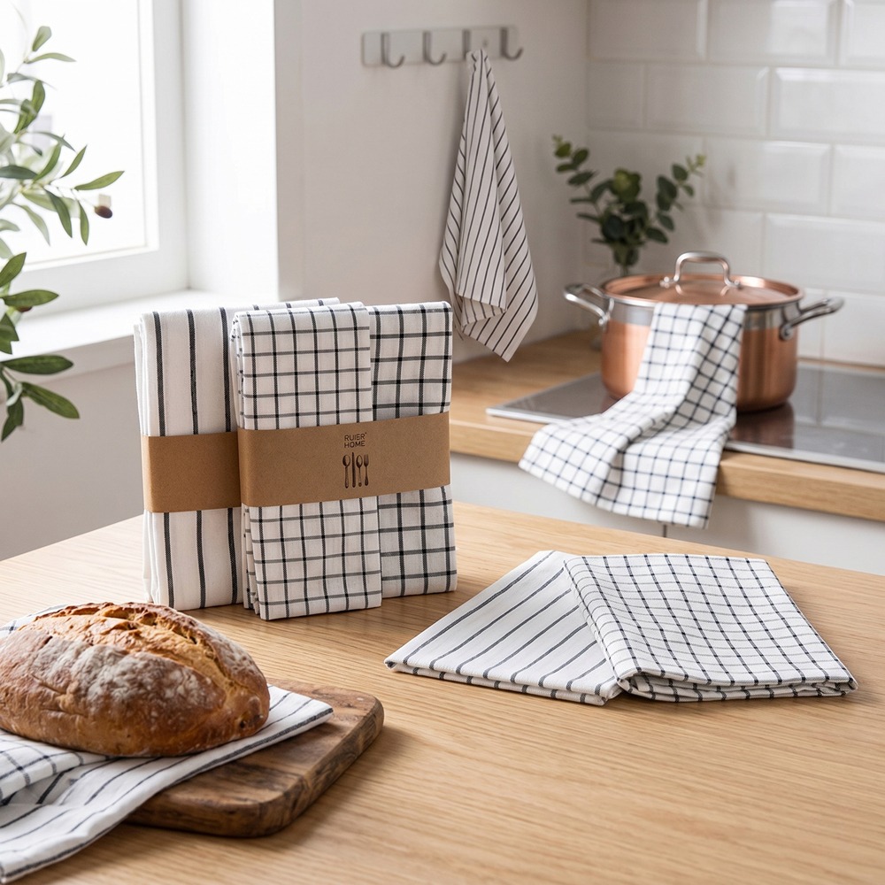 Set di 4 Strofinacci da Cucina - Kitchen Baking Table recensione e prezzo
