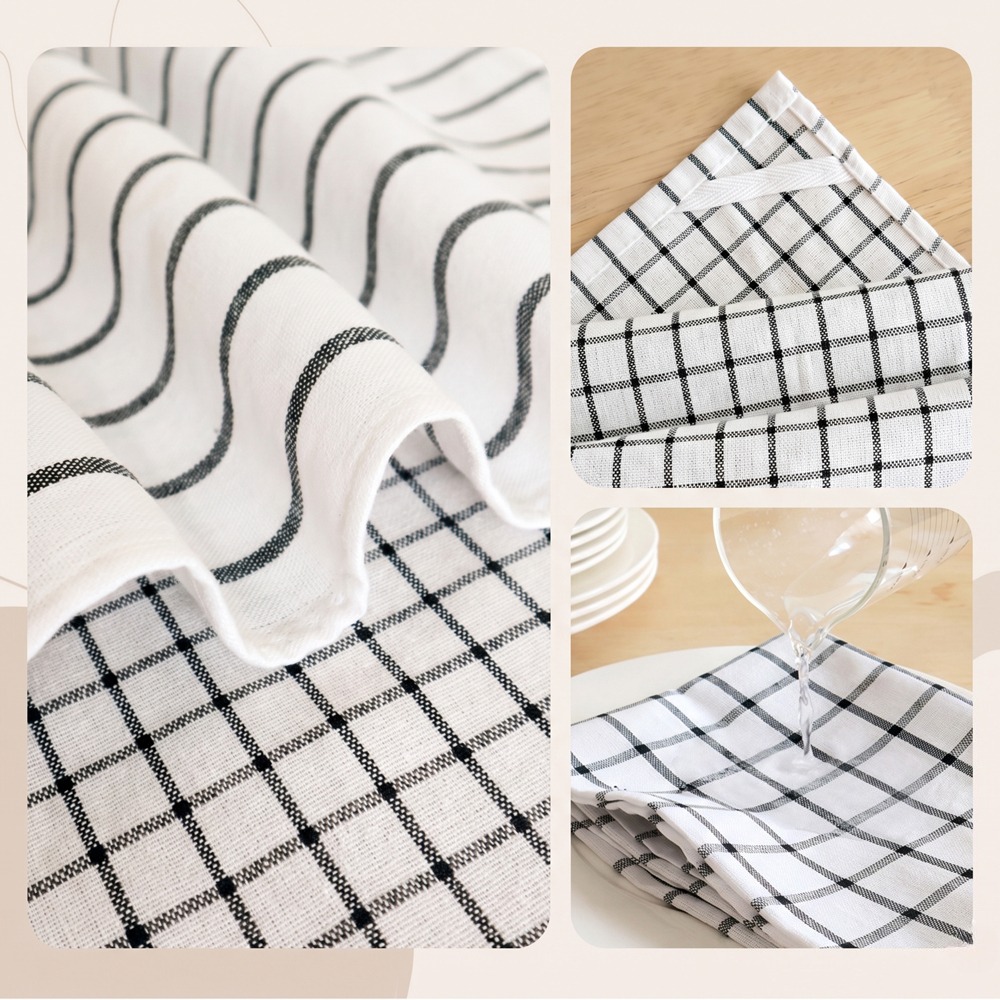 Set di 4 Strofinacci da Cucina - Kitchen Baking Table recensione e prezzo