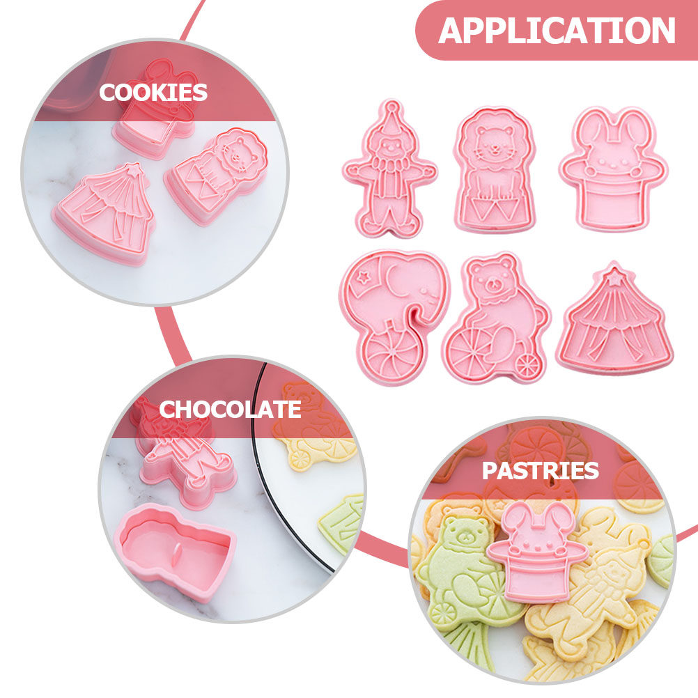 6 Pezzi Tagliabiscotti in Plas - Baking Kitchen Diy recensione e prezzo