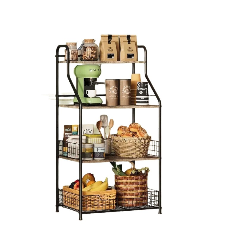 Scaffale portaoggetti in legno - Kitchen Baking Table recensione e prezzo