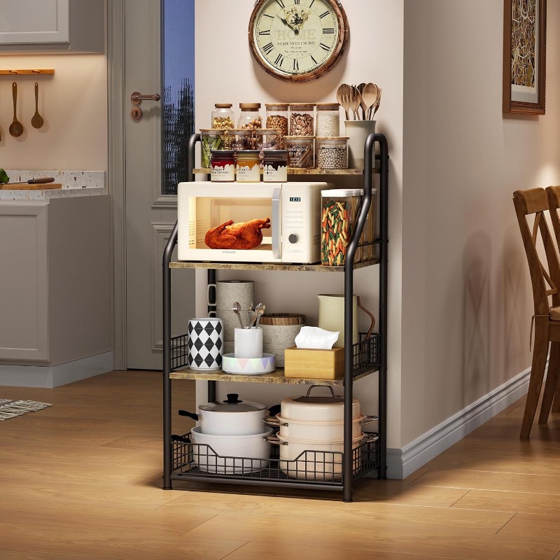 Scaffale portaoggetti in legno - Kitchen Baking Table recensione e prezzo