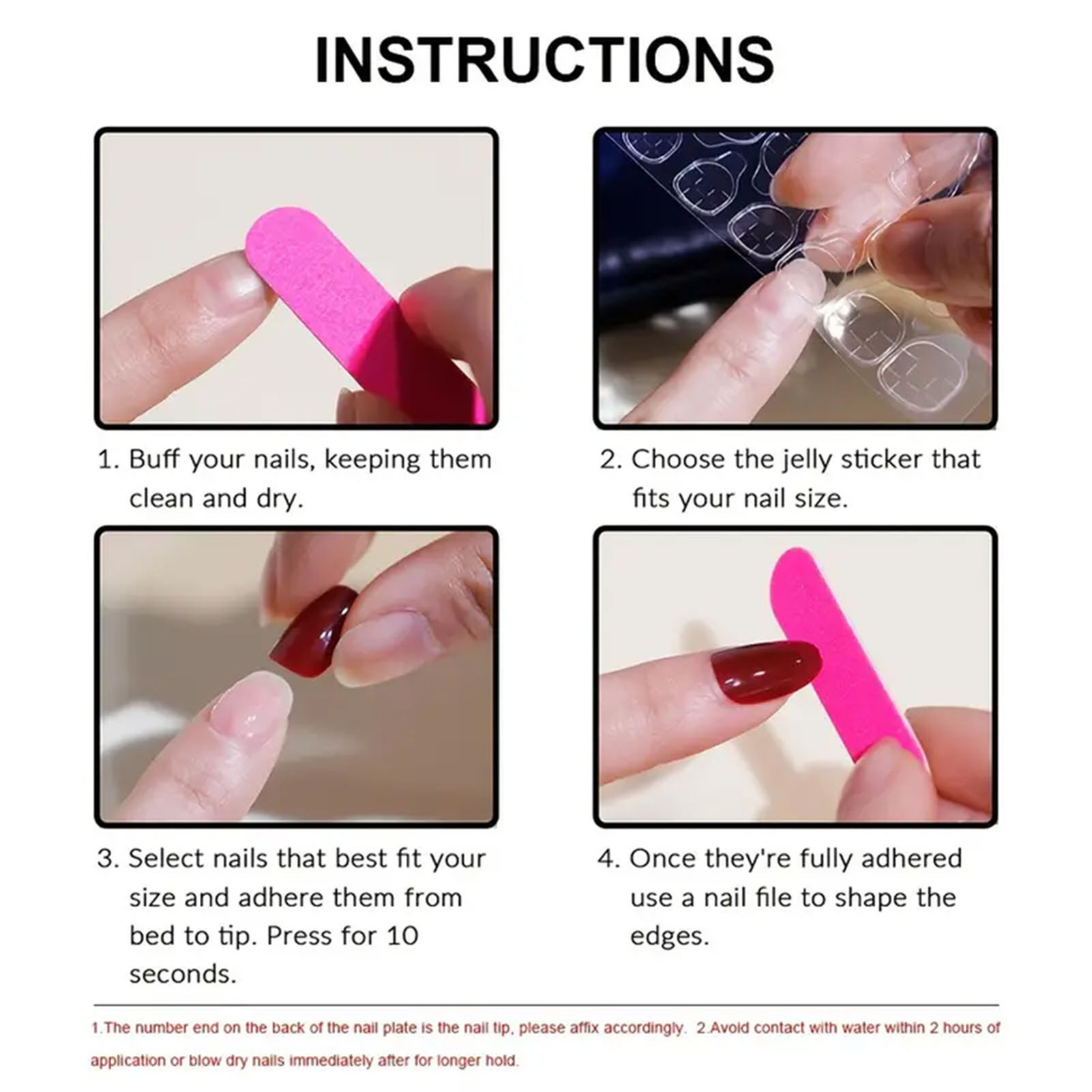 Unghie Finte Adesive da Donna, - Decorating Tip Set recensione e prezzo
