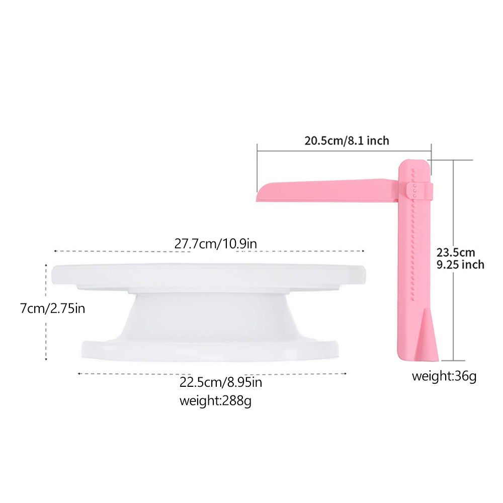 Giradischi per torte in plasti - Kitchen Baking Table recensione e prezzo
