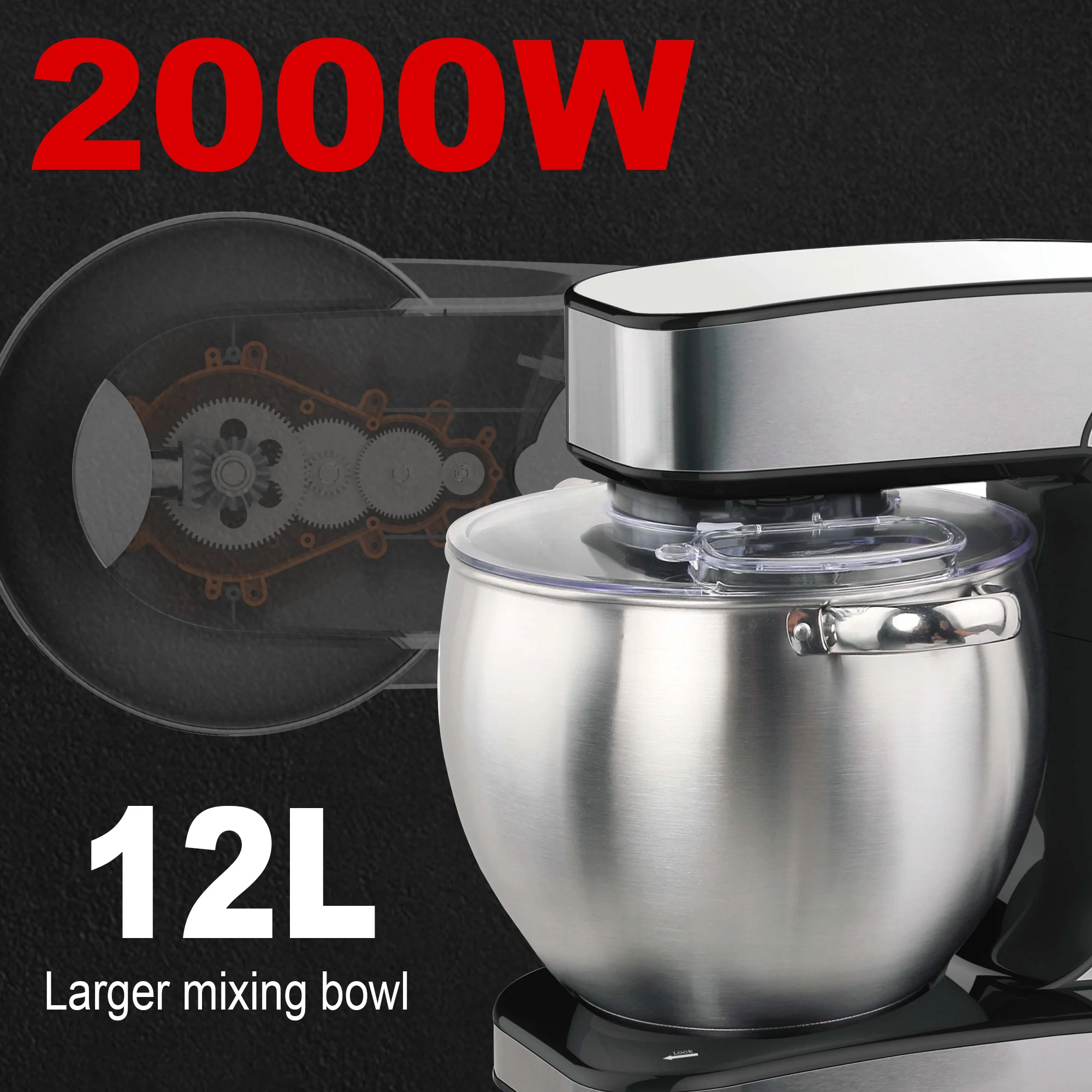 con gancio per impastare, frus - Kitchen Baking Blender recensione e prezzo